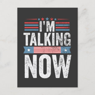Postal Estoy hablando ahora del debate de Trump Kamala