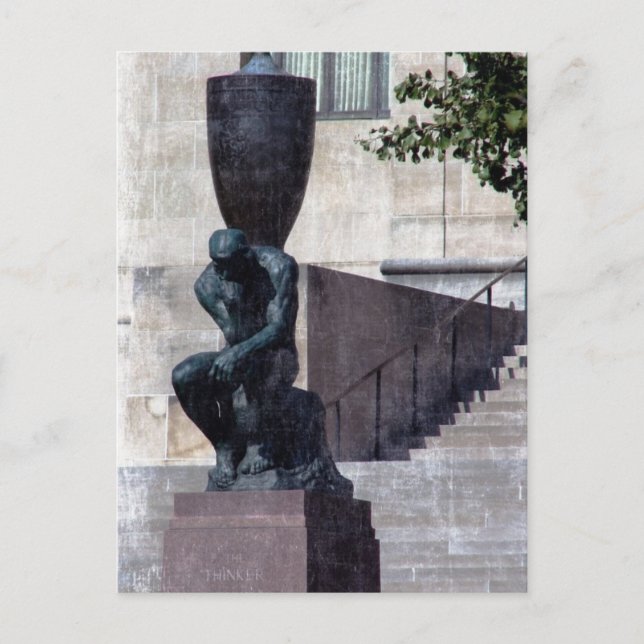 Postal Estoy pensando en Kansas City (Anverso)