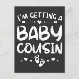 Postal Estoy recibiendo una revelación de género de un pr