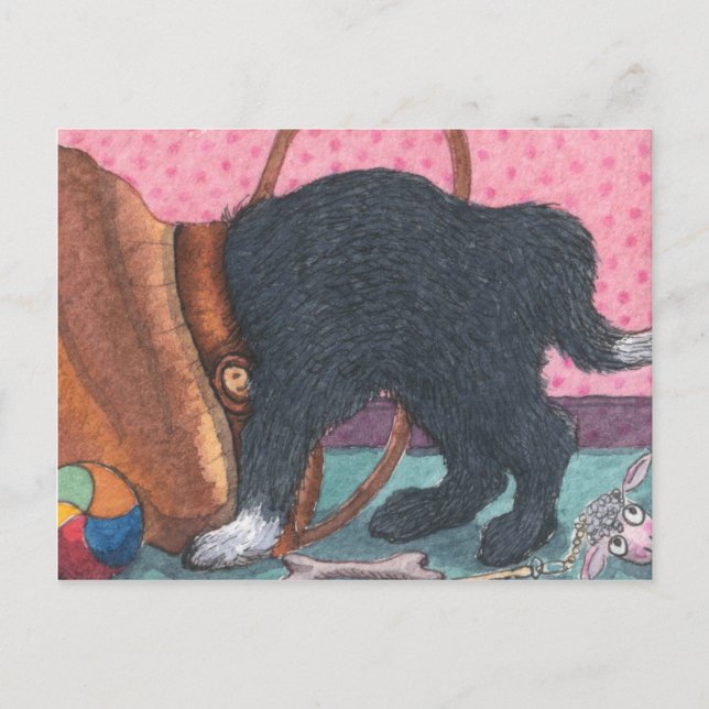 Postal Estoy seguro de que está aquí en algún lugar... (Anverso)