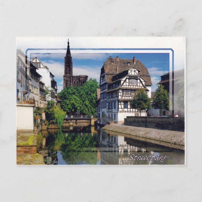 Postal Estrasburgo Francia #1 - Postcard (Anverso)