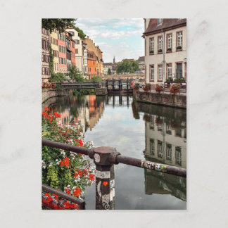 Postal Estrasburgo Francia Alsacia Verano
