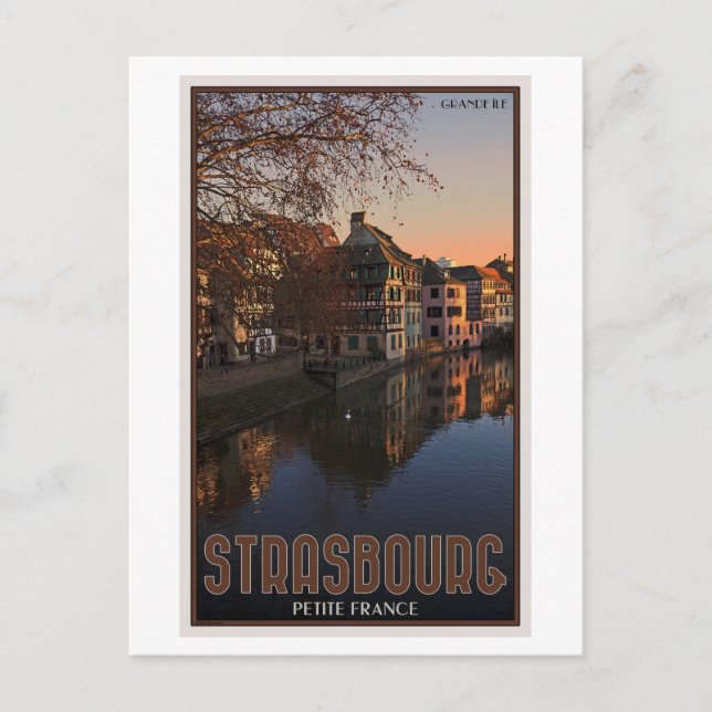 Postal Estrasburgo - Petite France Sunrise (Anverso)
