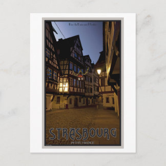 Postal Estrasburgo - Petite France temprano en la mañana