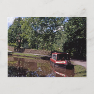 Postal Estrecha barca Pico Bosque Canal Marple