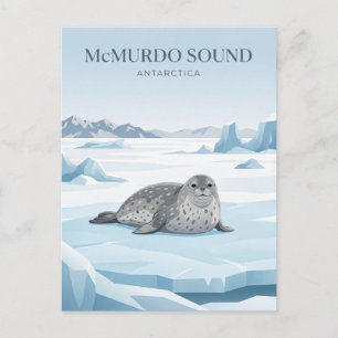Postal Estrecho de McMurdo Antártida