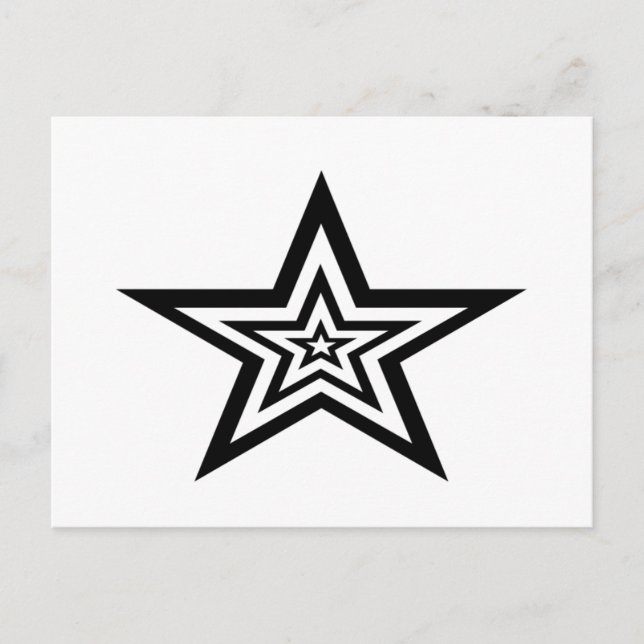Postal Estrella (Anverso)