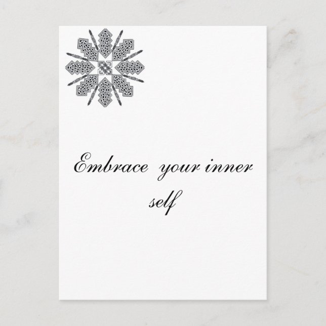 Postal Estrella celta (Anverso)