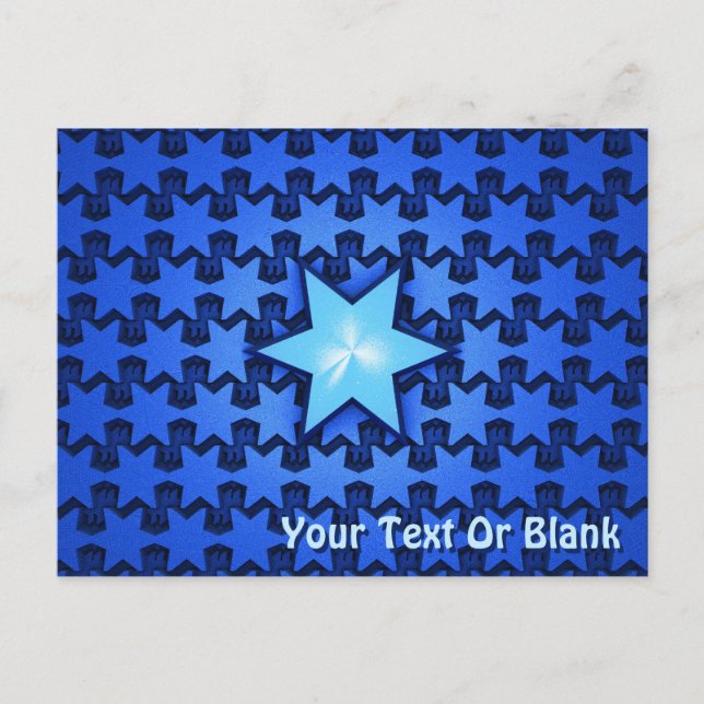 Postal Estrella central (Anverso)