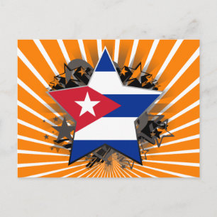 Postal Estrella cubana