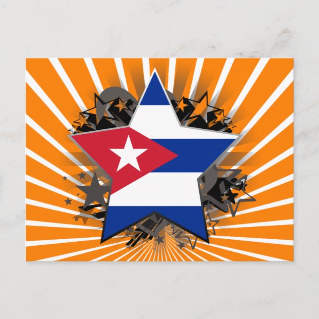 Postal Estrella cubana (Anverso)