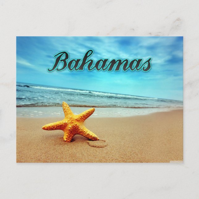 Postal Estrella de Bahamas (Anverso)