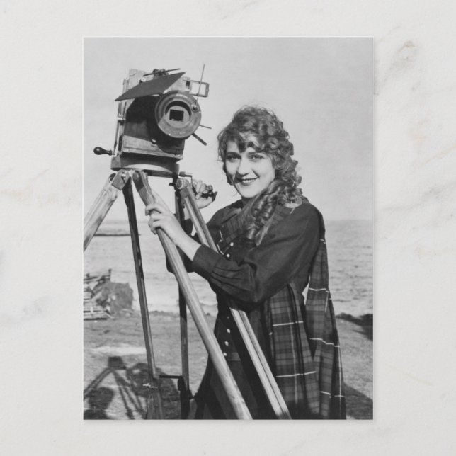 Postal Estrella de cine en movimiento, Mary Pickford Vint (Anverso)