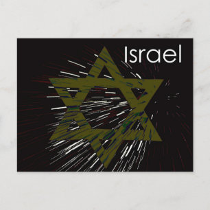 Postal estrella de David de Israel
