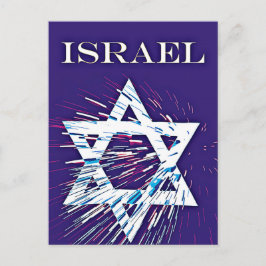 Postal estrella de David de Israel