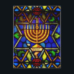 POSTAL ESTRELLA DE DAVID Y DE MENORAH<br><div class="desc">FOTO</div>