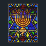 POSTAL ESTRELLA DE DAVID Y DE MENORAH<br><div class="desc">FOTO</div>