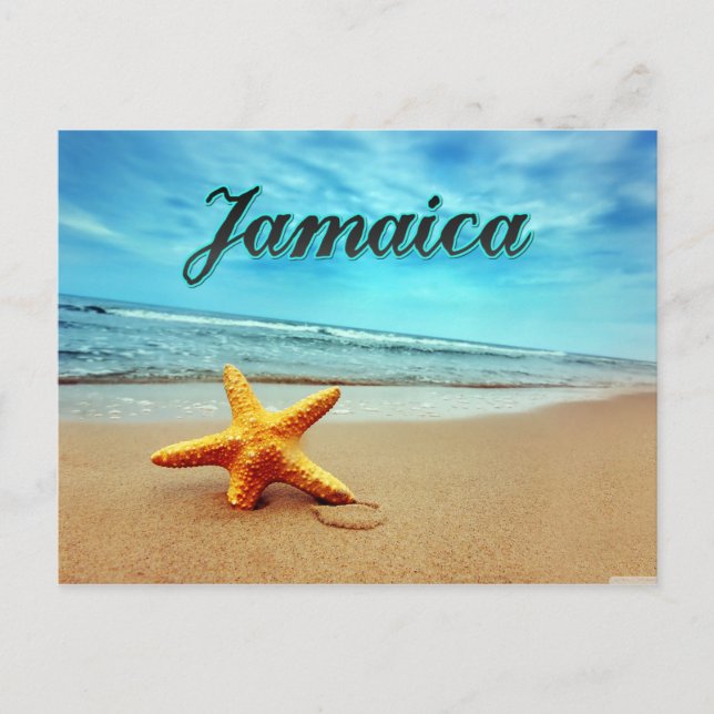 Postal Estrella de Jamaica (Anverso)