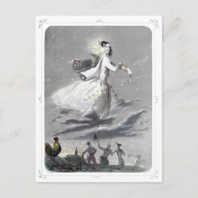 Postal Estrella de la mañana (Anverso)