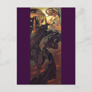 Postal Estrella de la noche - Art Nouveau