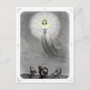 Postal Estrella de la suerte