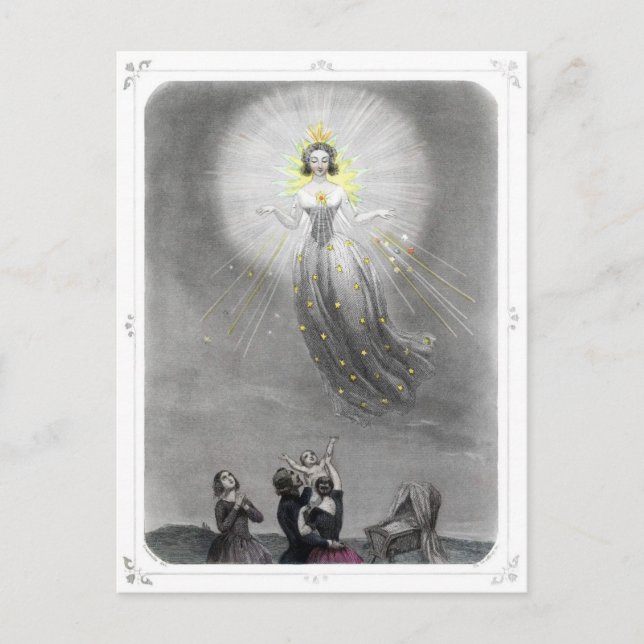 Postal Estrella de la suerte (Anverso)