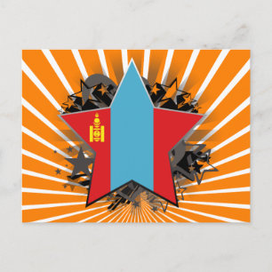 Postal Estrella de Mongolia