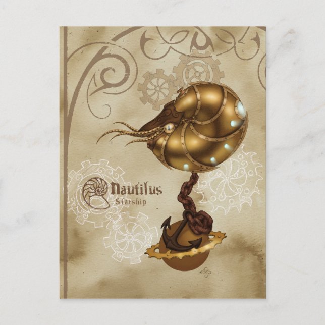 Postal Estrella de Nautilus (Anverso)