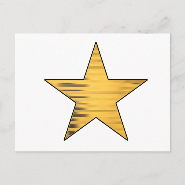 Postal Estrella de Oro (Anverso)