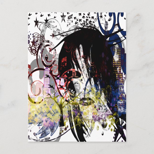 Postal Estrella de Rock (Anverso)