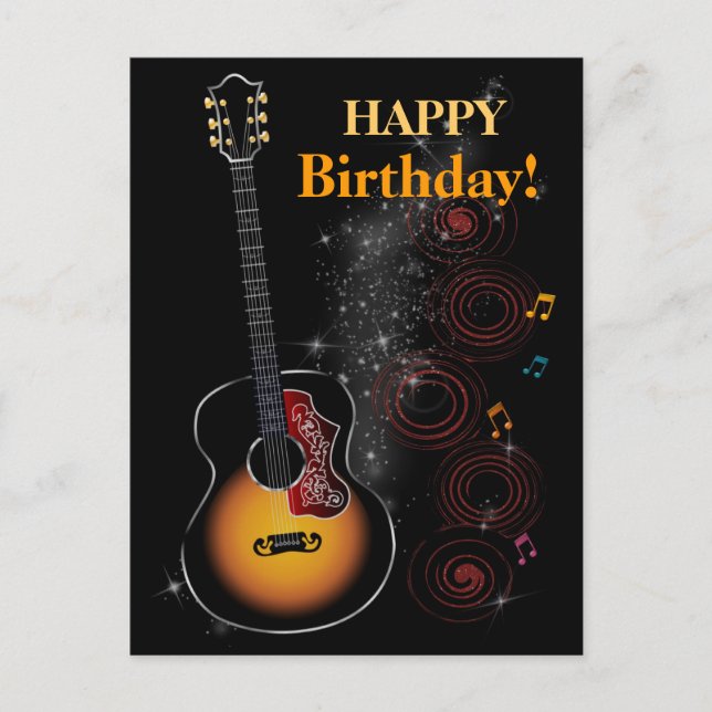 Postal Estrella de rock (Anverso)