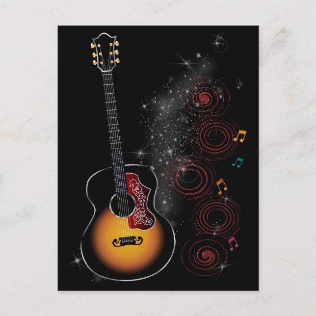 Postal estrella de rock (Anverso)