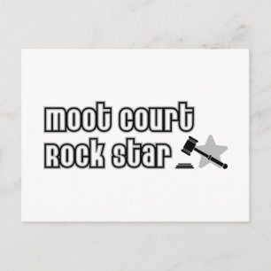 Postal Estrella de rock de Moot Court