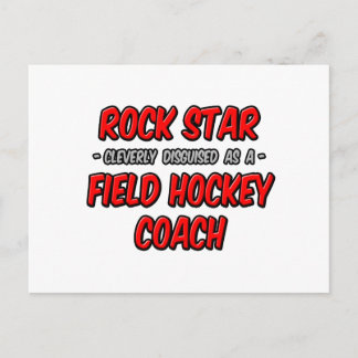 Postal Estrella de Rock ... Entrenador de Hockey sobre Cé