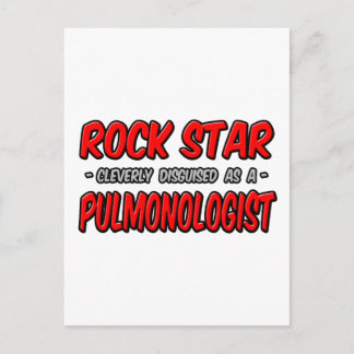 Postal Estrella de Rock .. Neumólogo