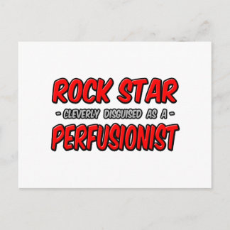 Postal Estrella de rock.. Perfusionista