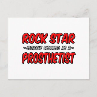 Postal Estrella de rock.. Prostético