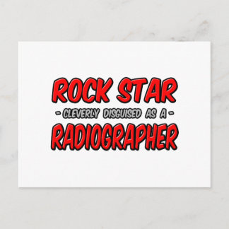Postal Estrella de rock.. Radiografo