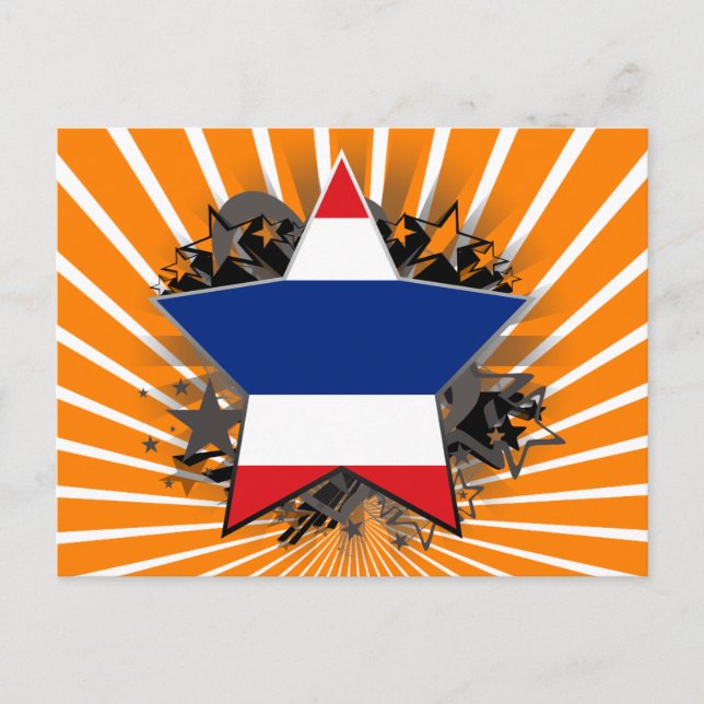 Postal Estrella de Tailandia (Anverso)