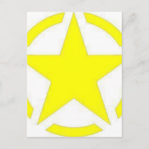 Postal estrella del ejército
