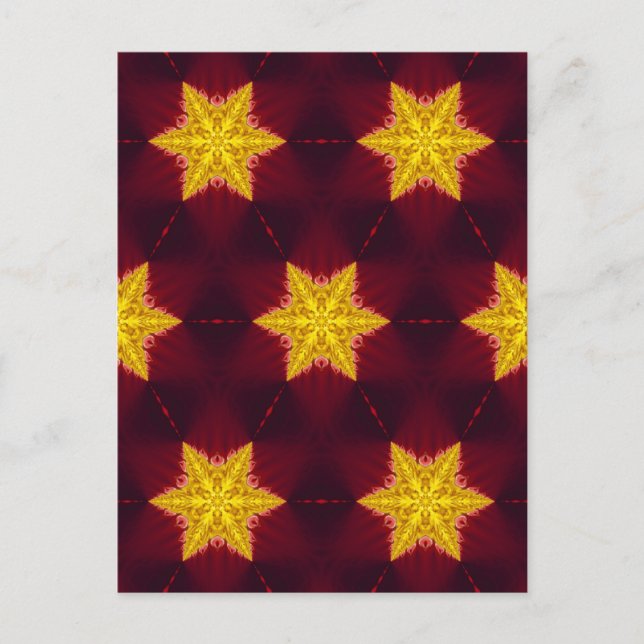 Postal Estrella dorada (Anverso)