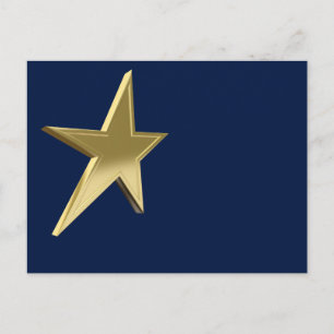 Postal Estrella dorada