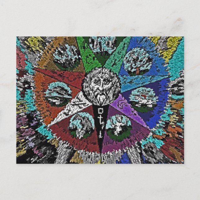 POSTAL ESTRELLA ESOTÉRICA (Anverso)