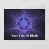 Estrella Fractal Púrpura De David