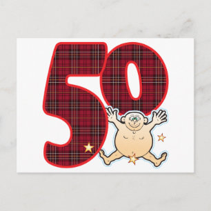 Postal Estrella Hombre de 50 Años