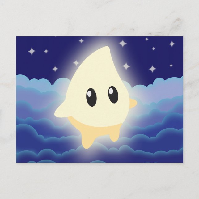 Postal Estrella linda (Anverso)