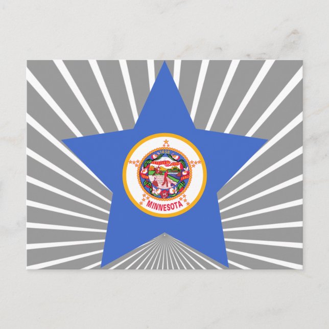 Postal Estrella Minnesota (Anverso)