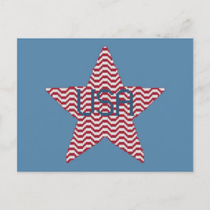 Postal Estrella Patriótica