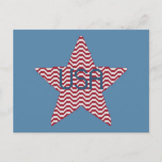 Postal Estrella Patriótica