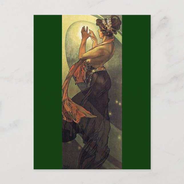 Postal Estrella polar- Art Nouveau (Anverso)